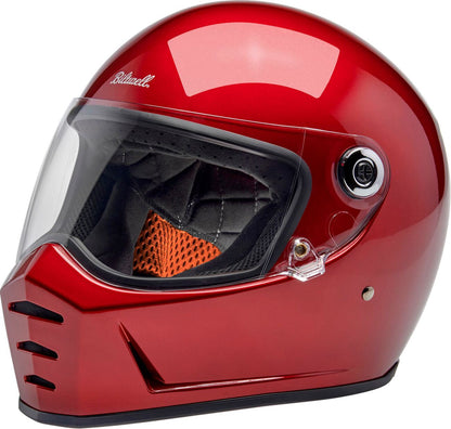 BILTWELL Lane Splitter Red Motorcycle Helmet