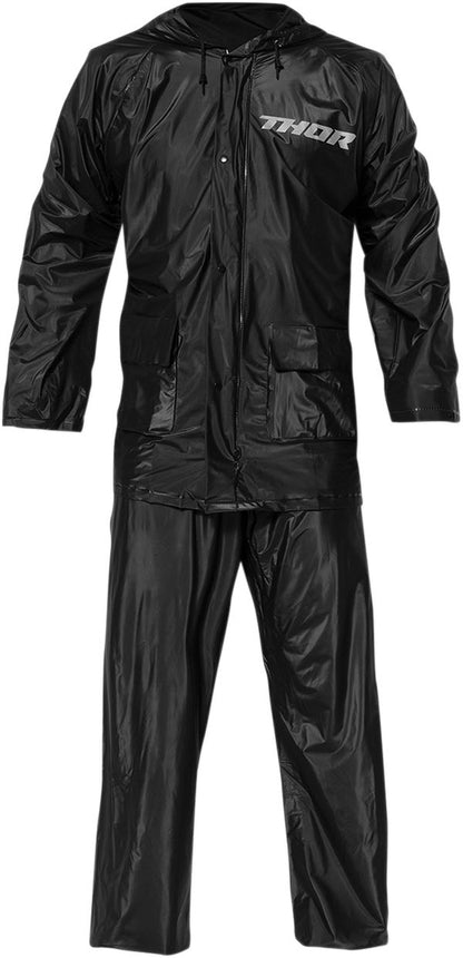 THOR MX Motorcross PVC Rainsuit Black 2023 Model