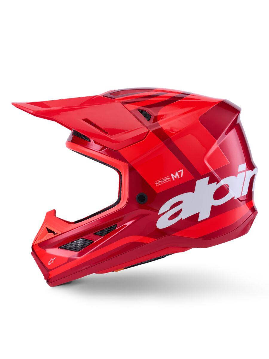 ALPINESTARS SM7 Core Helmet RED-GLO 2025 Model