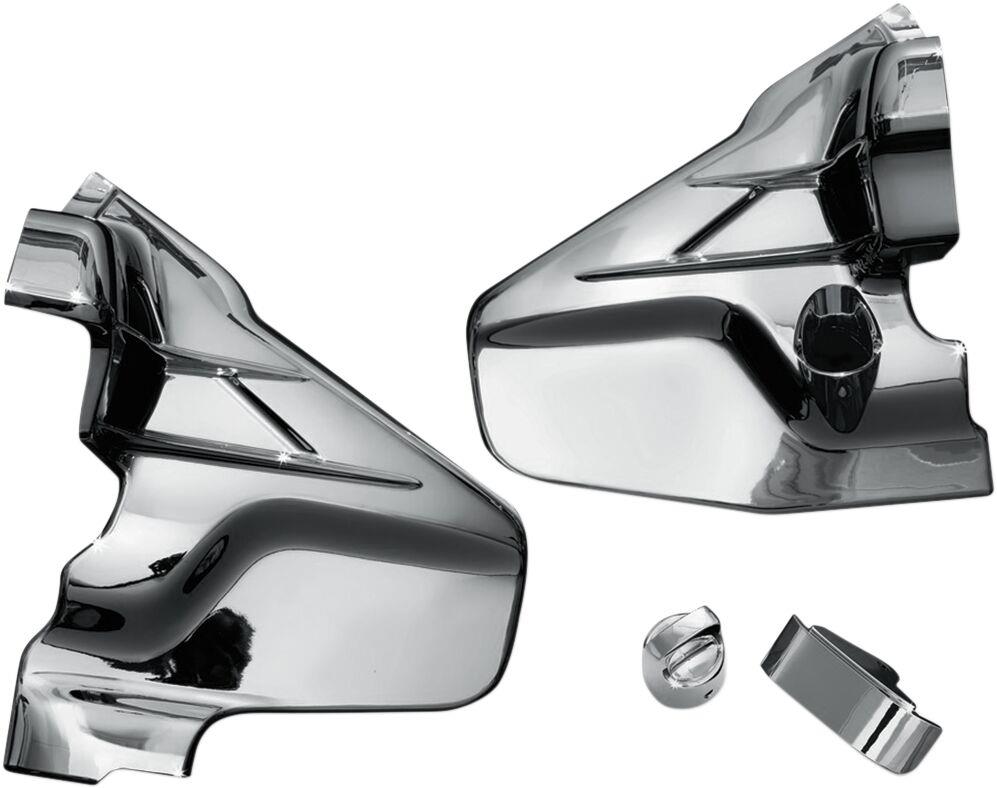 Kuryakyn Louvered Transmission Cover For Honda GL 1800 2001-2017 Chrome KUR7366
