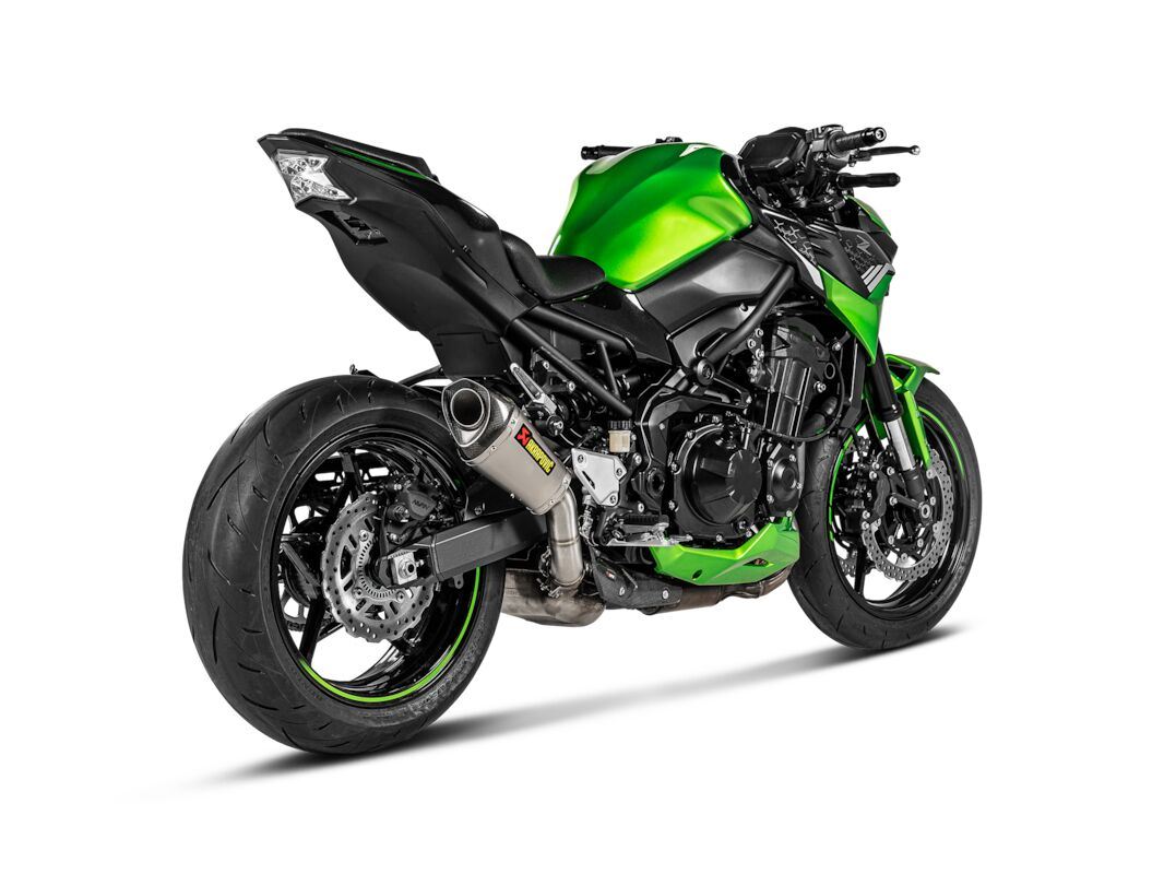 Akrapovic Titanium Slip-On Line Muffler For Kawasaki Z 900 ABS S-K9SO12-ASZT