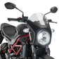 PUIG Retro Black Semi Fairing And Screen 195mm Clear for Suzuki SV 650 16-25 3169W