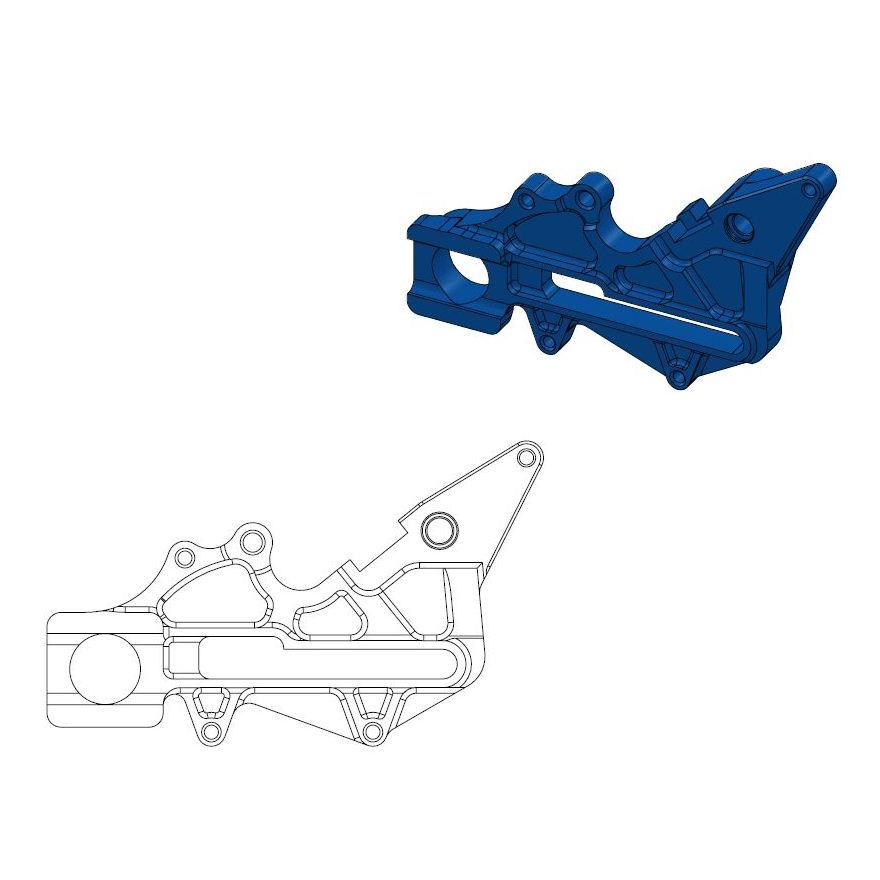 Moto-Master Relocation Bracket For KTM EXC 300 TBI 2009-2026 211062