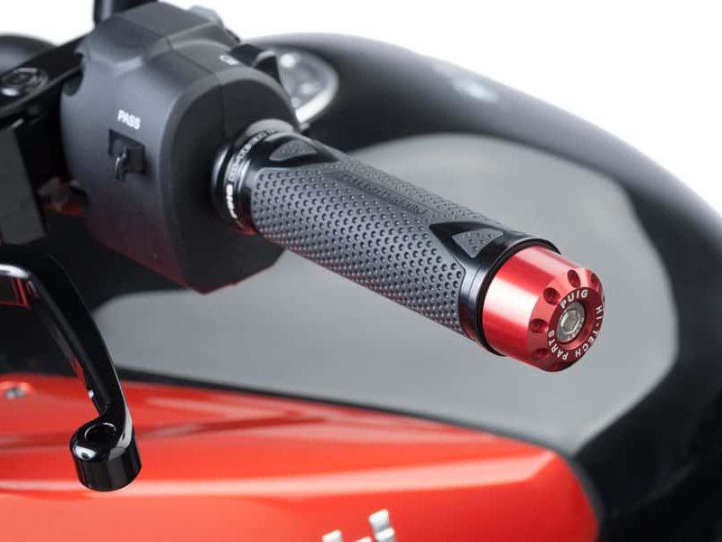 Puig Short Bar End Weights Carbon Look 4308P