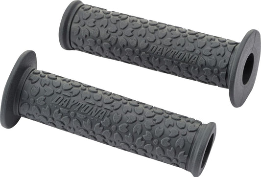 Daytona GRIPPYGRIP GGD-Sakura Grip Gray 7/8 Open End Handlebar Grips Pair 88943