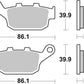 Sbs HF Street Ceramic Organic Brake Pads For Honda CMX 1100 2009-2024 881HF