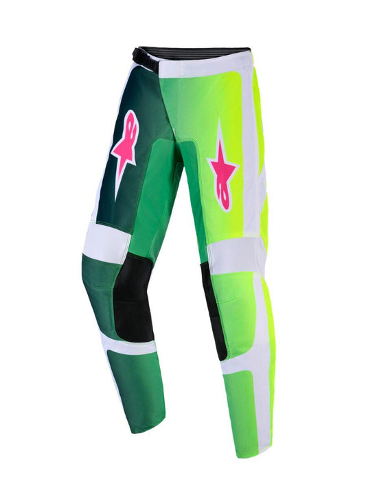 ALPINESTARS Youth Fluid Portl Pants GRN/WH/BLK 2025 Model