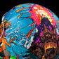 ICON Airform™ Dino Fury Motorcycle Helmet Blue - 2023 Model