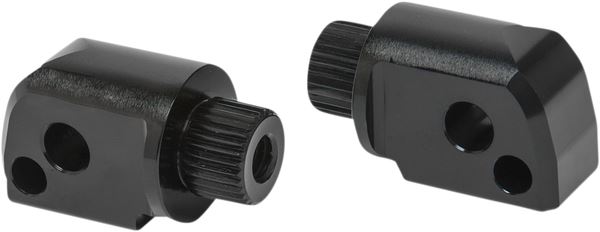 Arlen Ness Splined Peg Mount Black Aluminum For HD FXLRS 1923 ABS 18-24 07-992