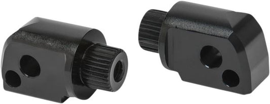 Arlen Ness Splined Peg Mount Black Aluminum For HD FXLRS 1923 ABS 18-24 07-992