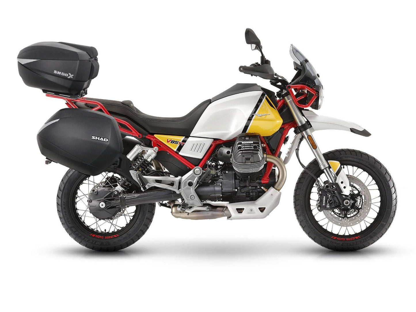 SHAD 4P Pannier Fitting Kit to fit Moto Guzzi V85 TT Travel 2019-2025
