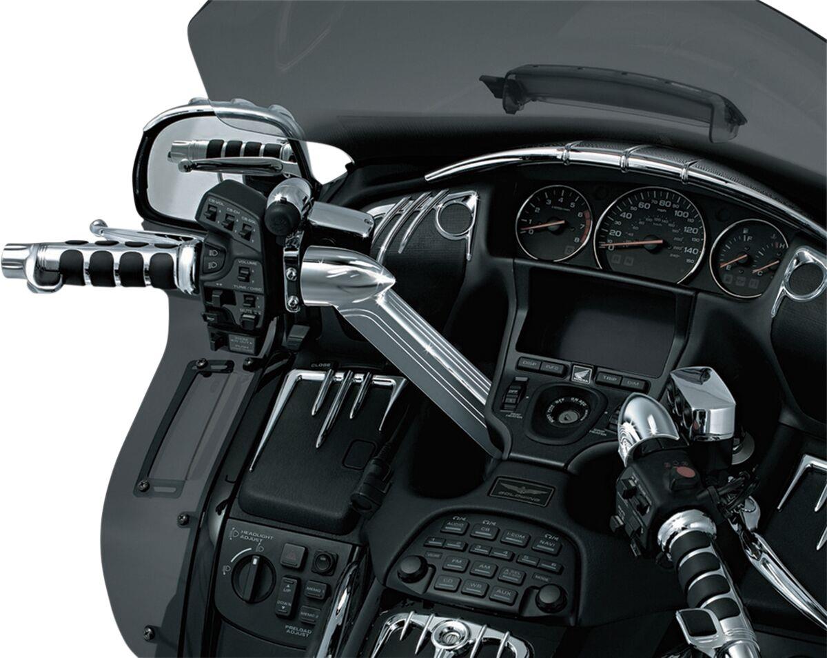 Kuryakyn Handlebar Top Cover For Honda GL 1800 2001-2017 Chrome KUR3747