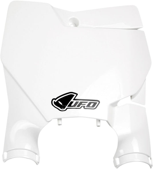 UFO Stadium Front Plate For KTM SX / SXF 85 18-24 White KT04080-042