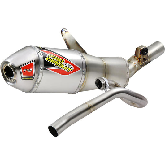 PRO CIRCUIT T-6 Stainless Steel Exhaust System For Honda CRF450R 21