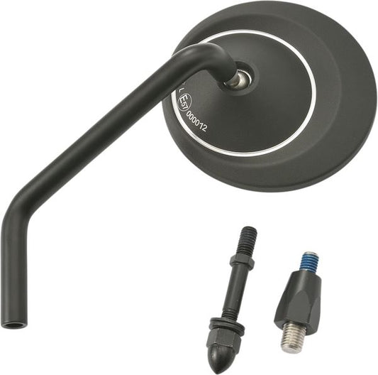 Daytona Aluminum Black Mirror E-marked Black Side View Mirror ROD LEFT 89733