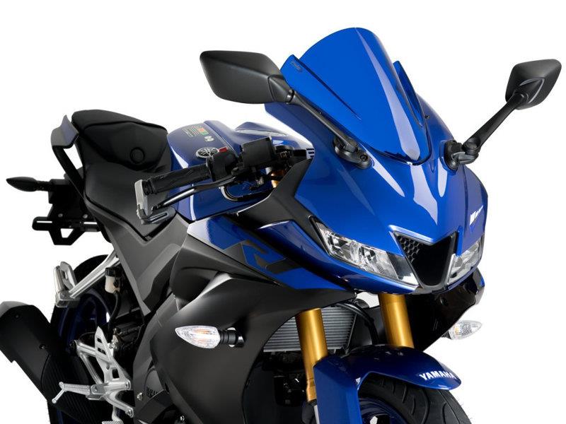 PUIG Z-Racing Screen Blue for Yamaha YZF 125 R 19-22 3619A