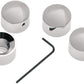 Drag Specialties Die-Cast Head Bolt Covers For Harley FLHR 1750 86-17 04-0901