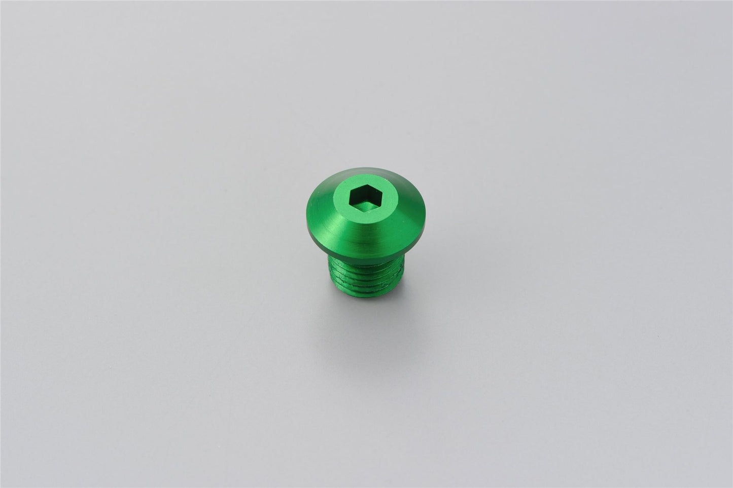 Daytona Mirror Plug Bolt Green M10 x 1.25 Right CNC Aluminum Hole Plug 99800