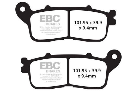 Ebc FA-HH Series Sindered Brake Pads For Honda VFR 1200 X 2011-2020 FA636HH