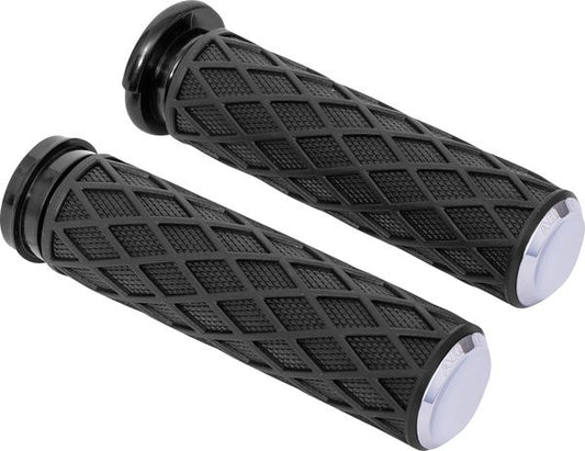 Arlen Ness Diamond Grips Chrome For Harley Davidson FXLRS 1923 07-24 500-008