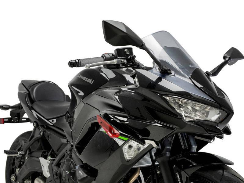 PUIG Sport Downforce Spoilers Red for Kawasaki Ninja 650 20-25 3882R
