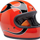 BILTWELL Gringo Flames Helmet ORG FLM 2025 Model