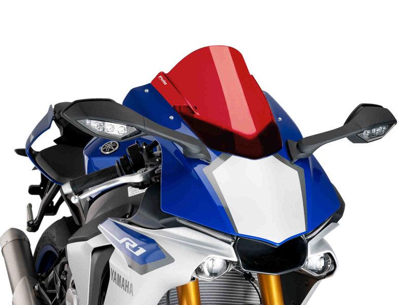 PUIG Z-Racing Screen Red for Yamaha YZF R1/M 15-19 7648R