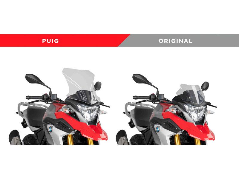 PUIG Touring Screen Black for BMW G310 GS 17-25 9879N