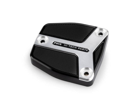 PUIG Brake / Clutch Fluid Tank Cap Silver for Harley Davidson Sportster S RH1250S 21-24 21386P