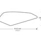 PUIG Side Tank Pad Protector Clear for BMW R1200 RS 15-18 20064W