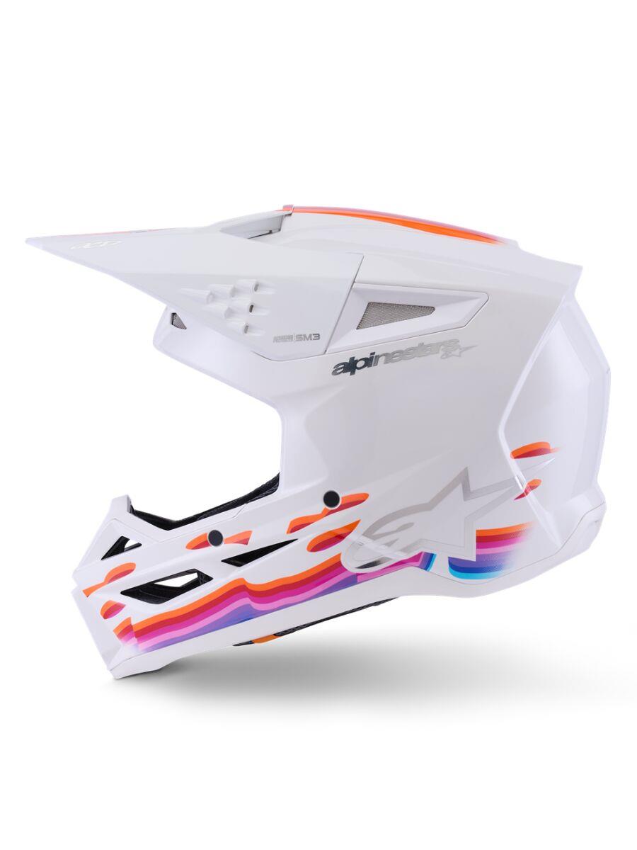 ALPINESTARS SM3 Force Helmet WHITE-GLO 2025 Model