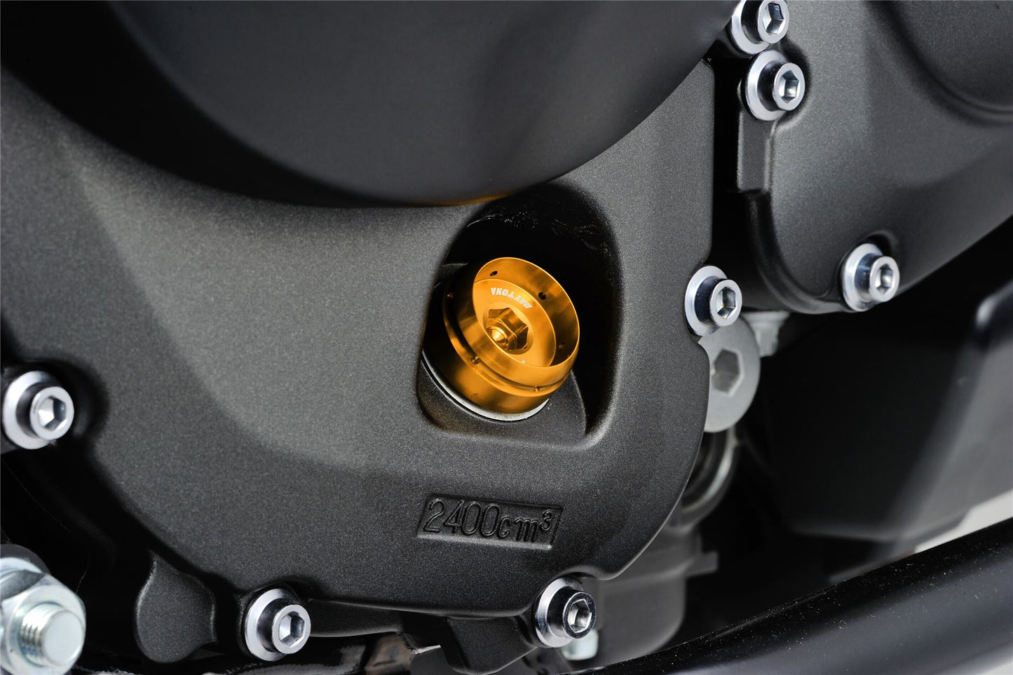 Daytona Bullet Oil Filler Cap M20xP2.5 Gold Aluminum with O-ring & Wire-lock 98401
