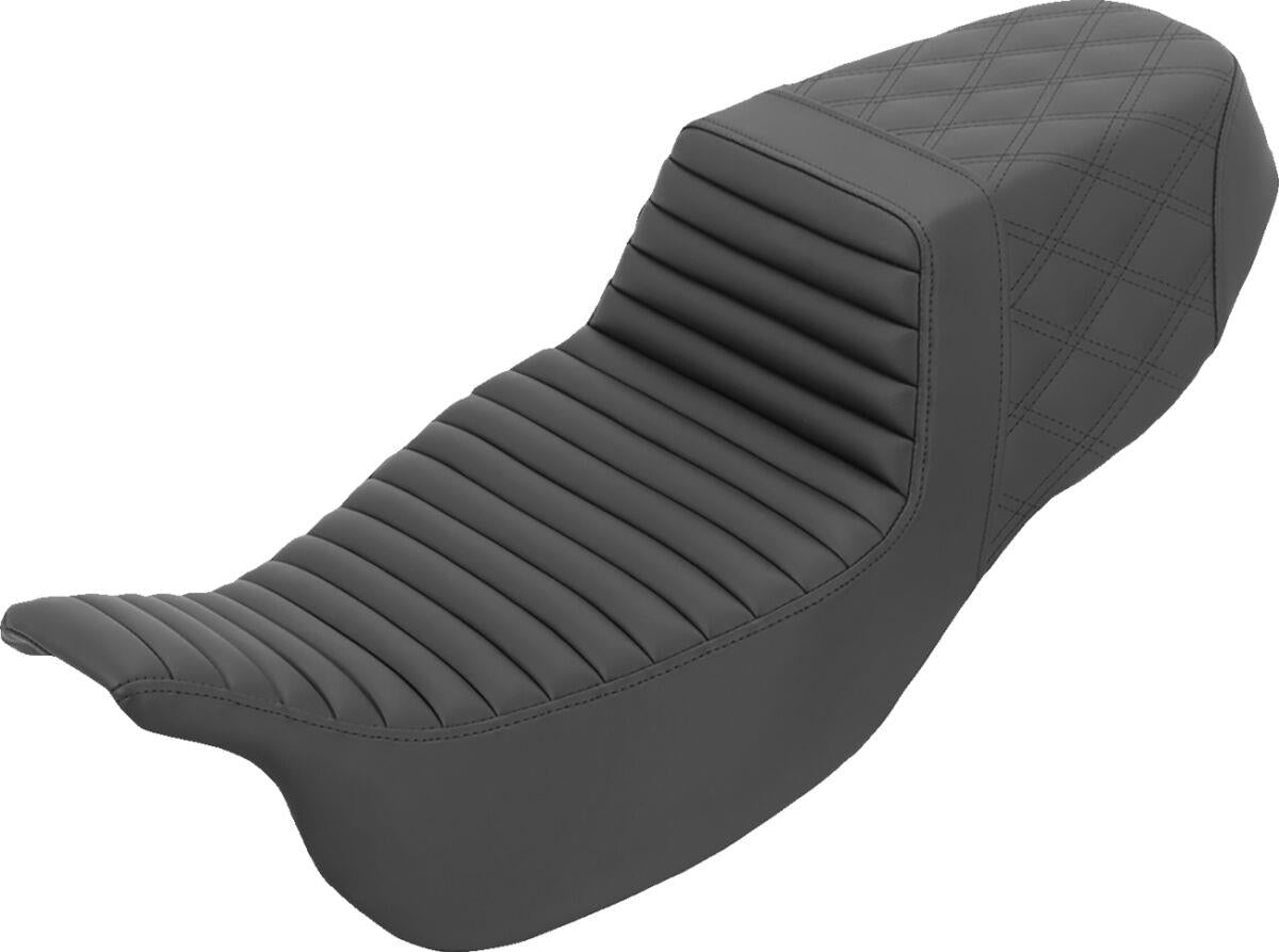 Saddlemen Step-Up Seat For Harley Davidson FLRT 1868 2015-2025 Black 815-07E-176