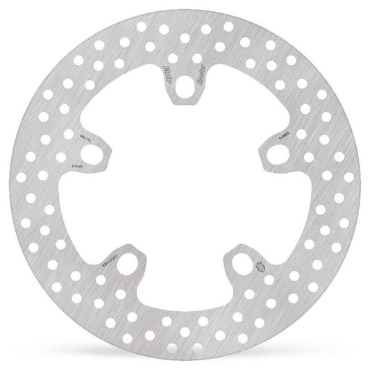 Moto-Master Halo Series Fixed Rotor For Indian FTR 1200 2019-2024 Silver 110909