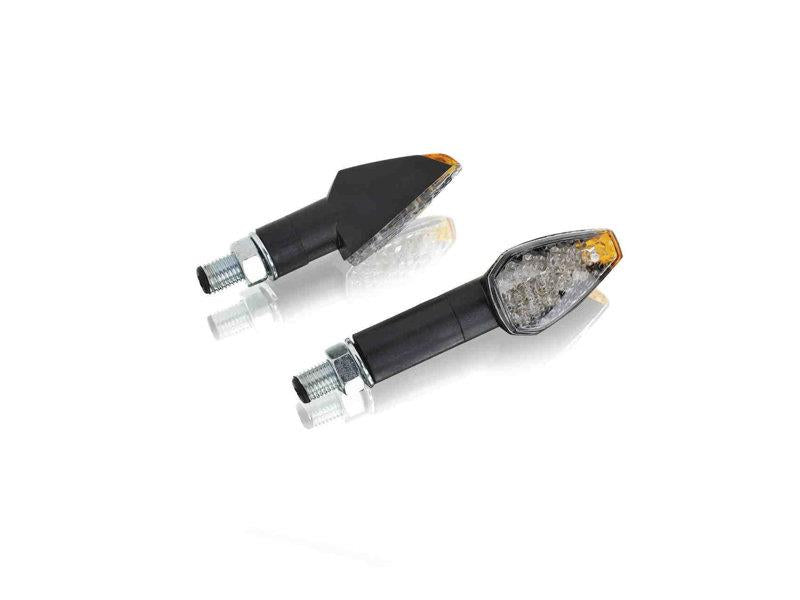 Puig Peak LED Indicators Black Base 66 x 27mm Black 1650H