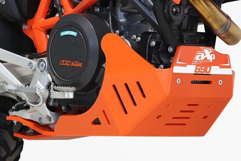 AXP Racing Skid Plate Orange Polyethylene (Hdpe) For KTM Enduro 2008-2025 Ax1700