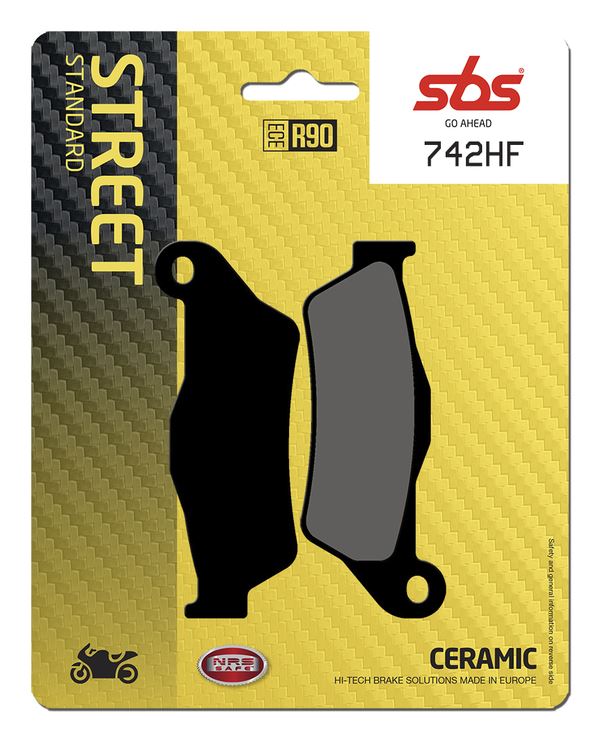 Sbs HF Street Ceramic Organic Brake Pads For BMW S 1000 XR 1994-2021 742HF