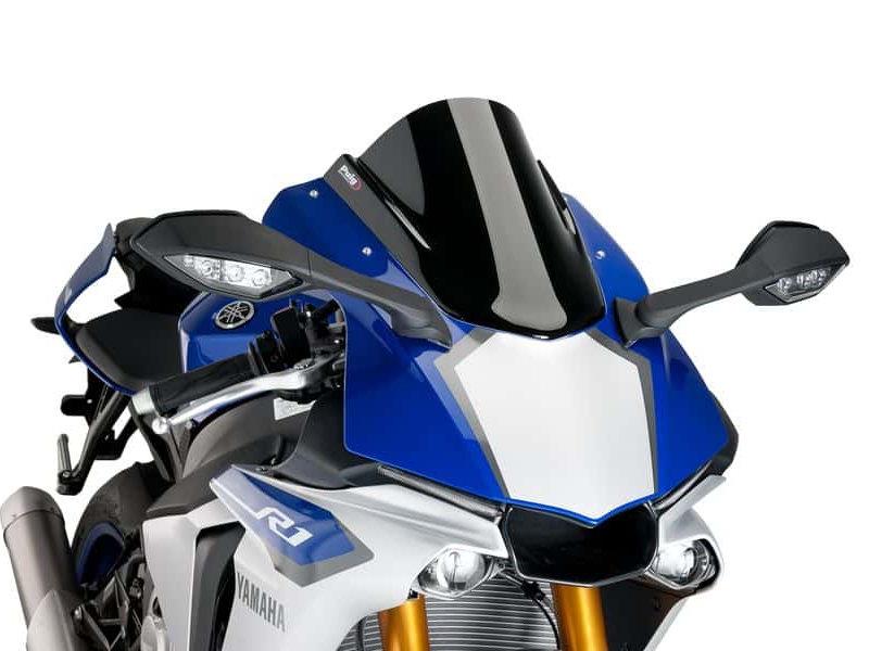 PUIG Z-Racing Screen Black for Yamaha YZF R1/M 15-19 7648N