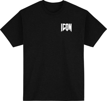 Icon T-Shirt Blegh Black 24 Model