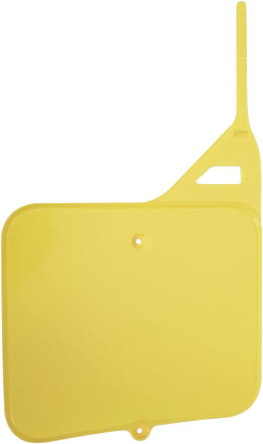 UFO FRONT NUMBER PLATE SUZUKI RM125/250 RM-YELLOW SU02910101