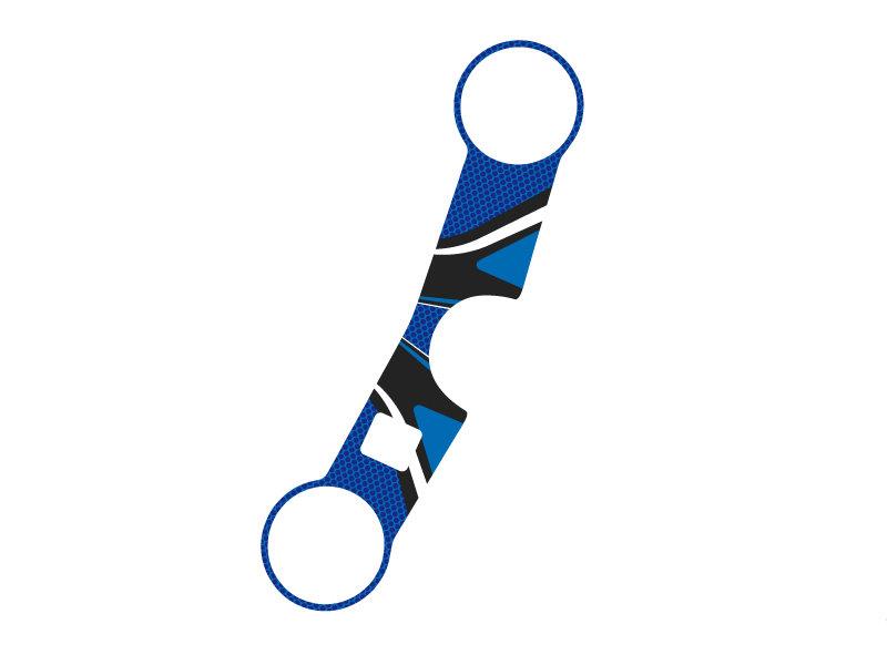 PUIG Radikal Yoke Protector Blue for Suzuki GSX R 600 04-05 6940A