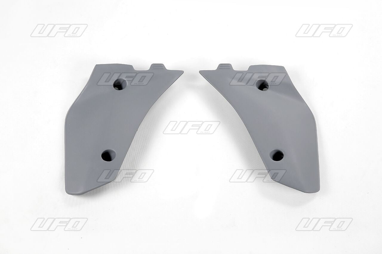 UFO LOWER RADIATOR COVERS HUSQVARNA CR/WR 125/250/300 GRAPHITE HU03320-380