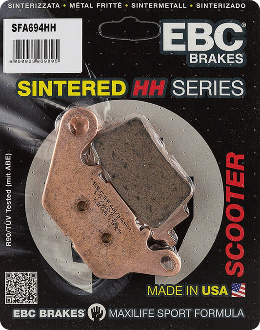 Ebc Sindered Scooter Brake Pads For Yamaha LTS 125 C CBS 2015-2024 SFA694HH