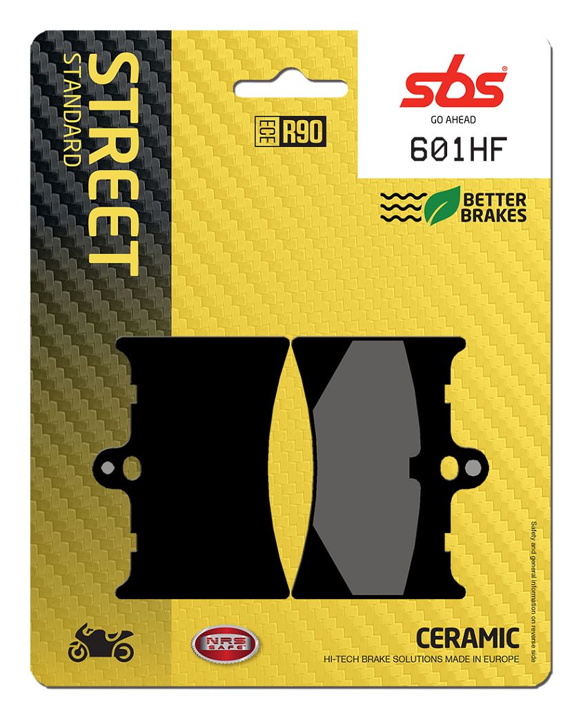 Sbs HF Street Ceramic Organic Brake Pads For Aprilia RS 125 1987-2005 601HF