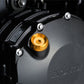 Daytona Bullet Oil Filler Cap Gold Aluminum M24xP3.0 with O-ring & Wire-lock 98407