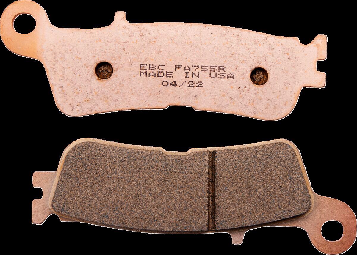EBC Long-Life Sintered "R" Brake Pads For Yamaha YZ 125 2020-2027 Bronze FA755R