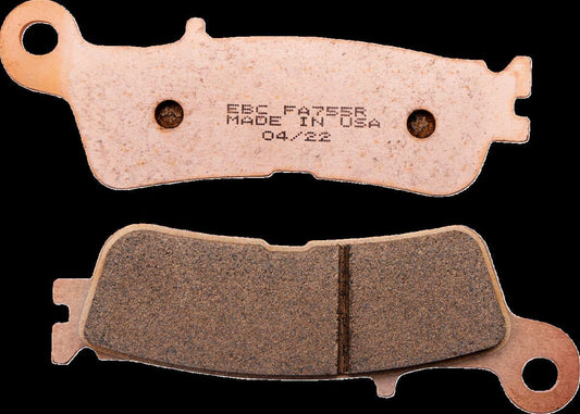 EBC Long-Life Sintered "R" Brake Pads For Yamaha YZ 125 2020-2027 Bronze FA755R