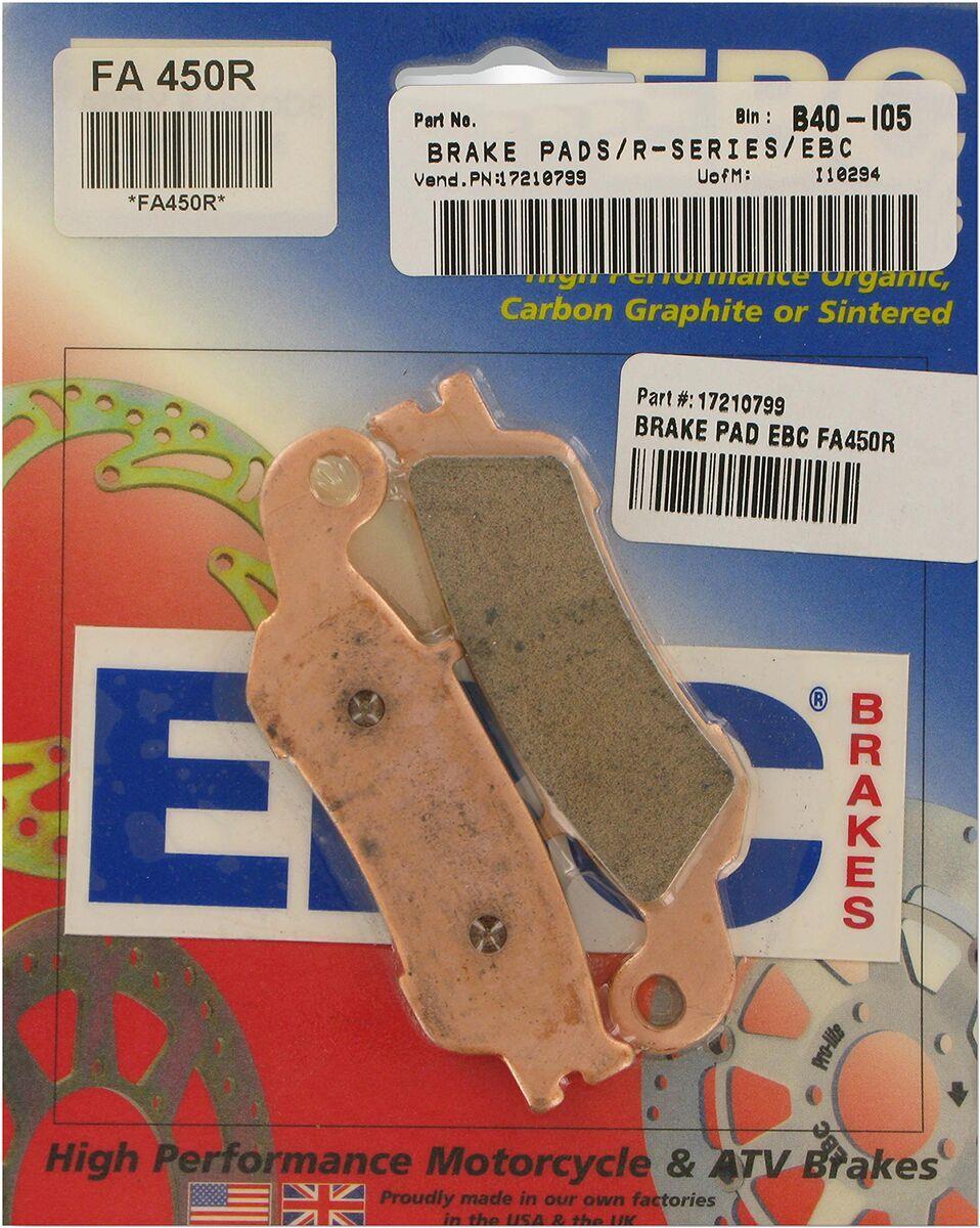 EBC Long-Life Sintered "R" Brake Pads For Yamaha YZ 250 X 2006-2024 FA450R