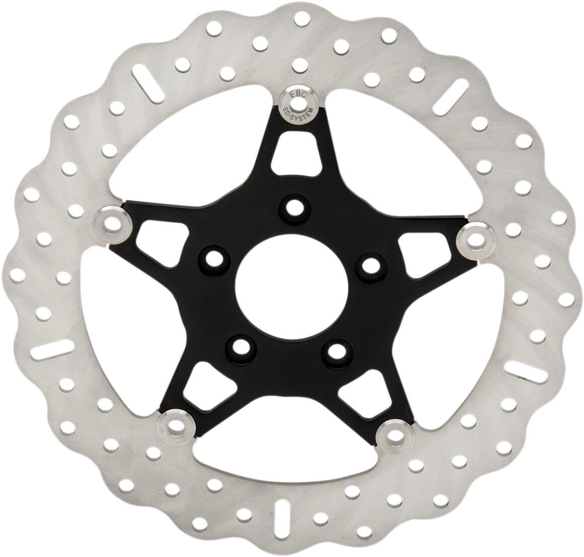 Ebc Front Brake Rotor For Big Twins For Harley XL 1200 C 2004-2013 FSD006CBLK