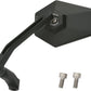 Daytona E-Marked Mirror Hexagon Black Aluminum Handlebar End Side View 89431
